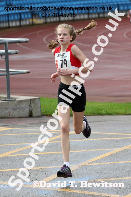 Girls under-13s Northern 6 and 4 Stage Road Relays. Photo: David T. Hewitson/Sports for All Pics